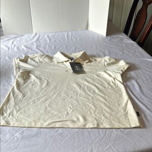 Adidas Cream ClimaLite Polo
